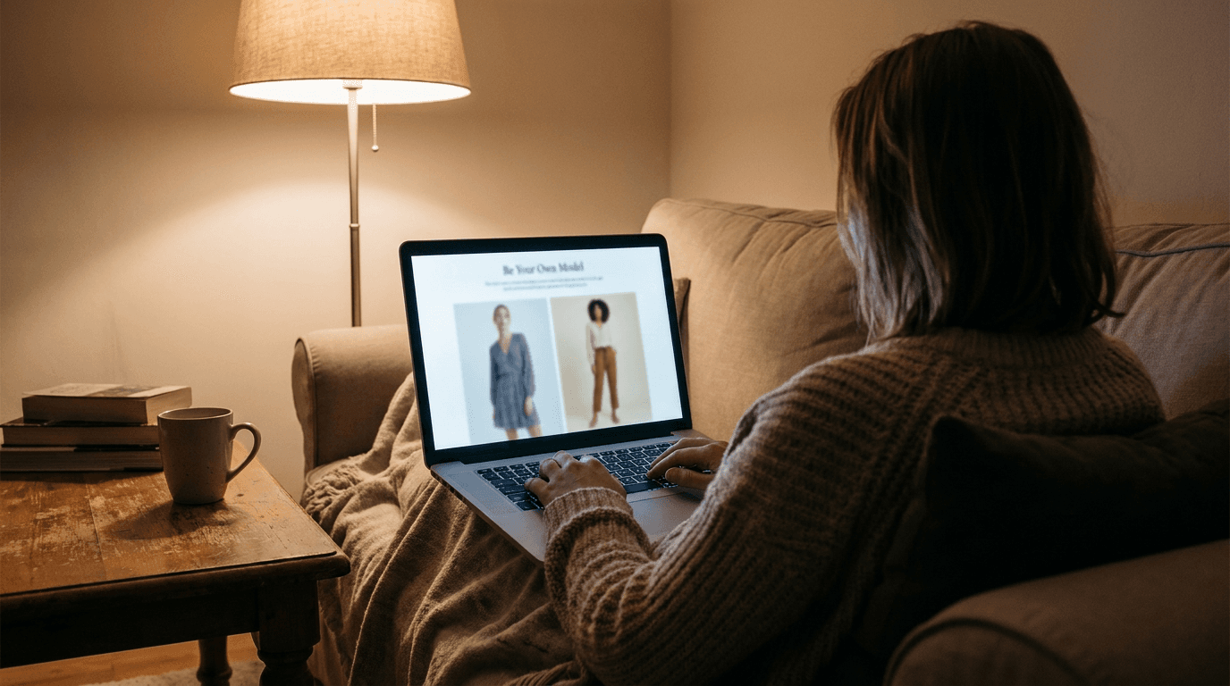 Editorial illustration for Does Walmart Have Virtual Try-On for Clothes? What Be Your Own Model Covers